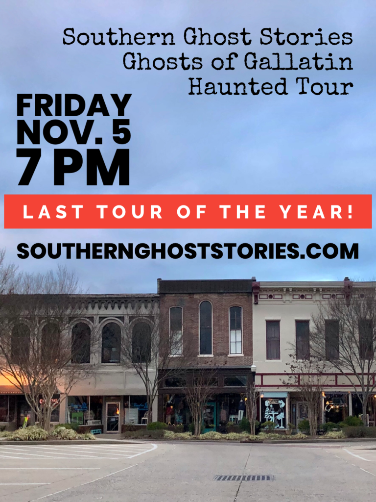 Last Ghosts of Gallatin Haunted Tour Announced For November 5th