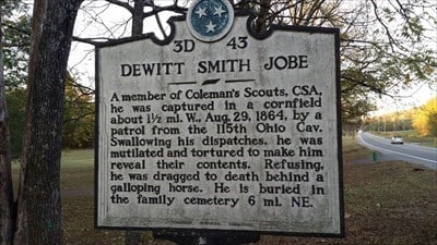 Tennessee Ghost Stories: The Ghost of Dewitt Smith Jobe