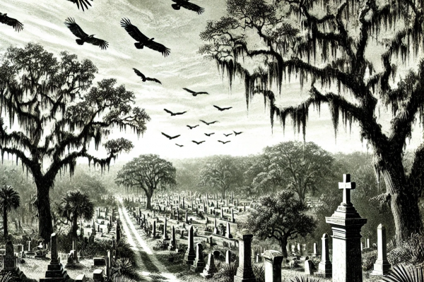 The Vultures at Bonaventure Cemetery.